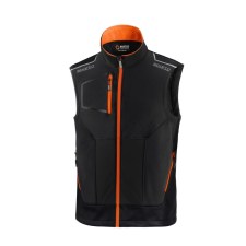 gilet negro-naranja